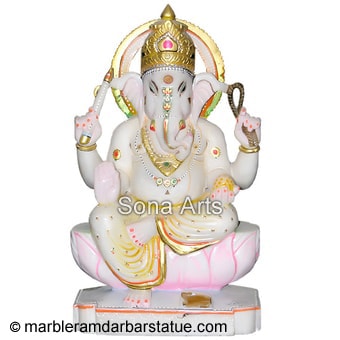Ganesha Marble Statue