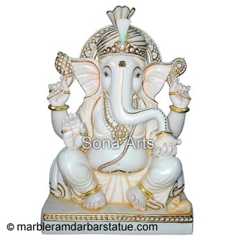 Marble Ganpati Statue