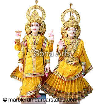 Marble Lakshmi Narayan Idols