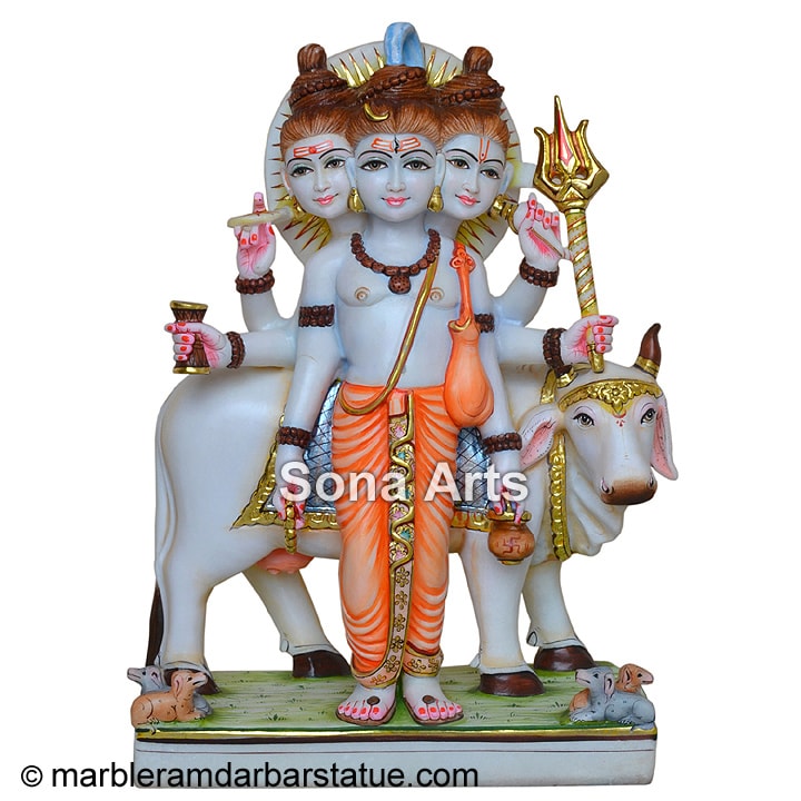 Marble Dattatreya Statue Exporter