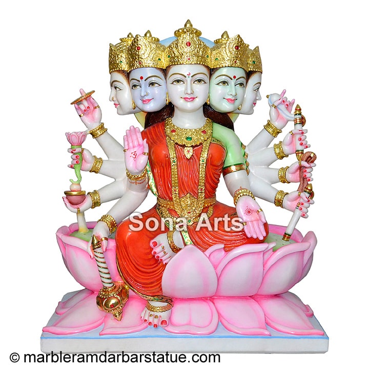 Goddess Panchmukhi Gayatri Statue