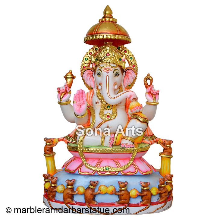 Marble Beautiful Ganesha Statue