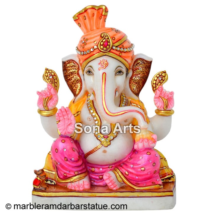 Marble Ganesha Sculpture