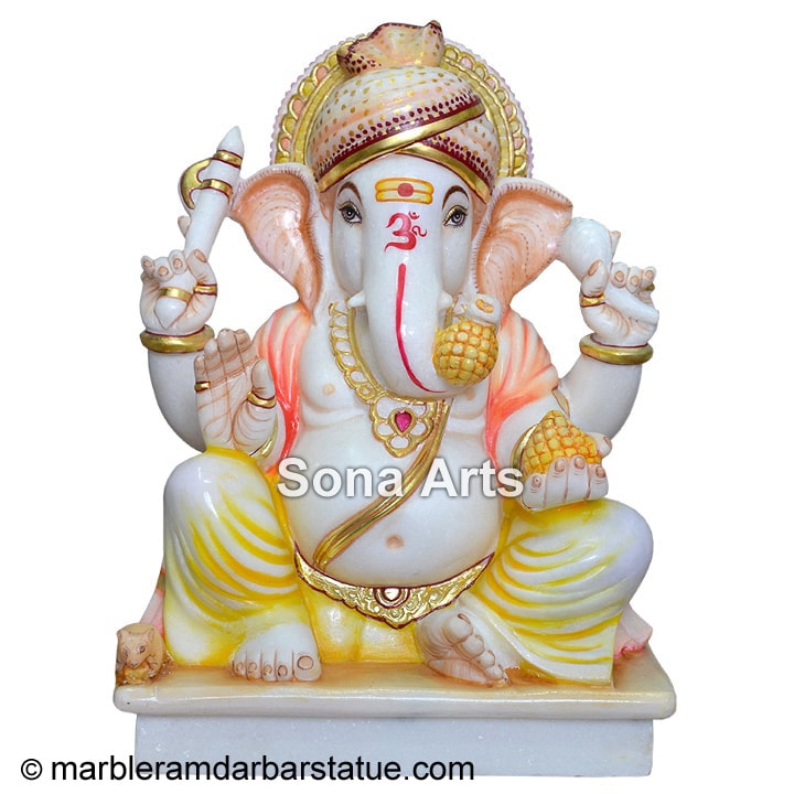 Ganesha Marble Idol