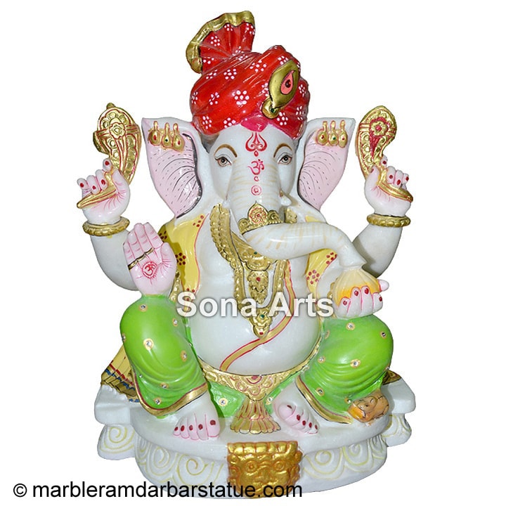 Decorative Marble Ganesha