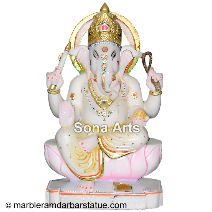 Ganesha Marble Statue