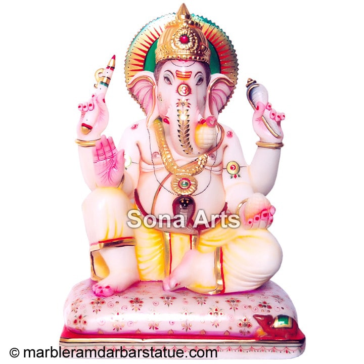 God Ganesha Marble Statue