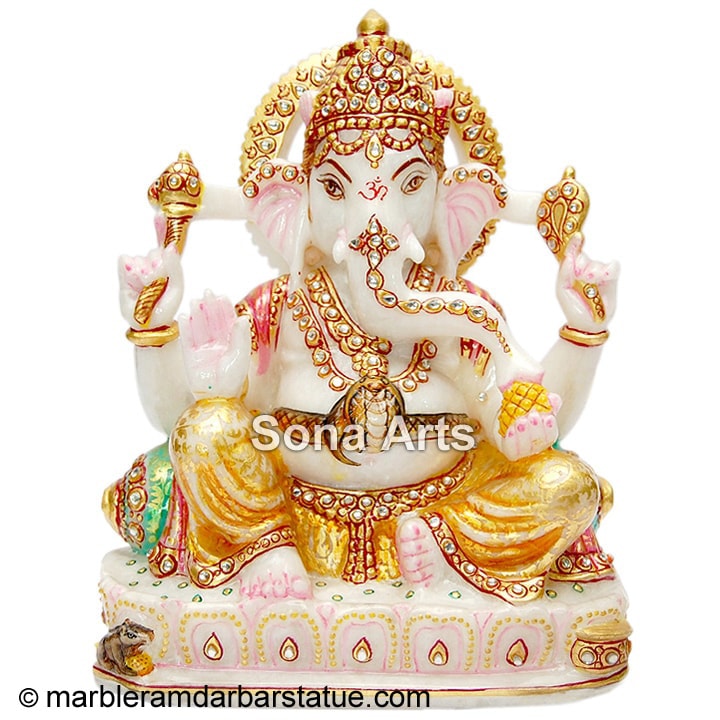 Lord Ganesh Murti from Marble