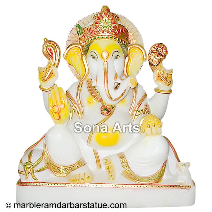 Makrana Marble Ganesh Ji Statue