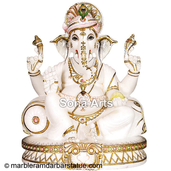 Stone Beautiful Ganesha Sculpture