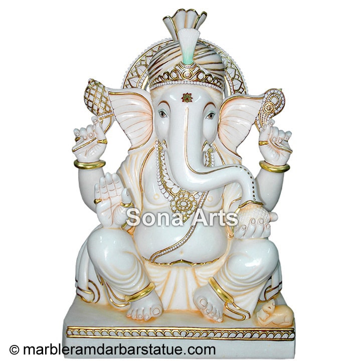 Marble Ganpati Statue