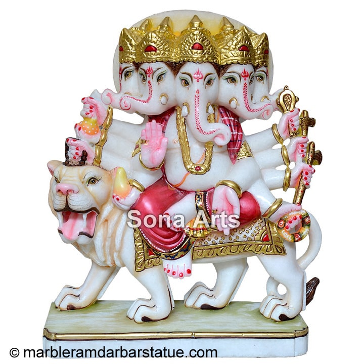 Heramba Ganesh Statue