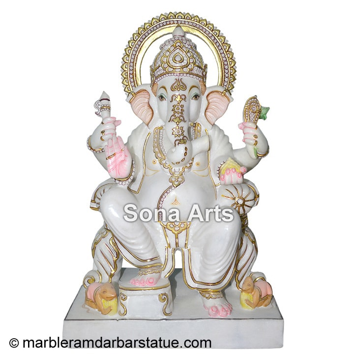 Lord Ganesha Stone Statue