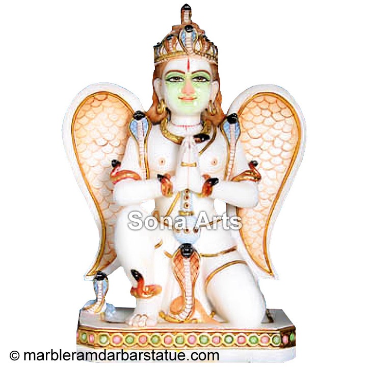 Marble Garuda ji Murti