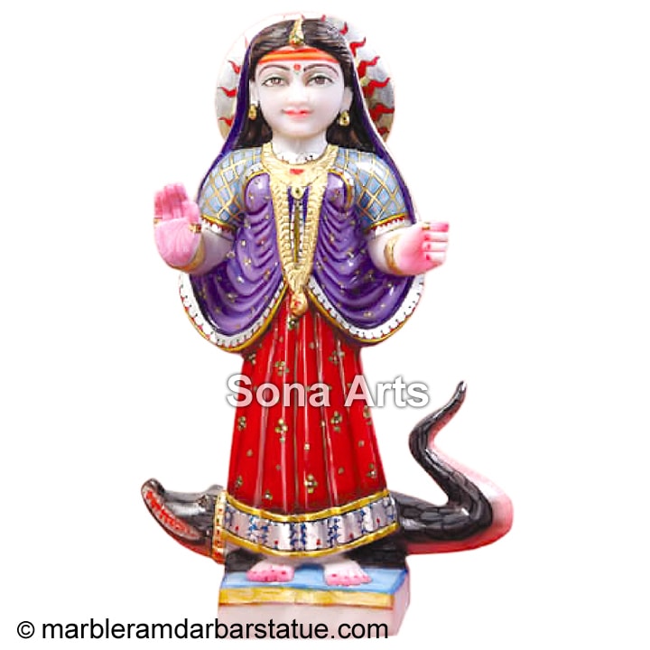 Marble Khodiyar Maa Murti