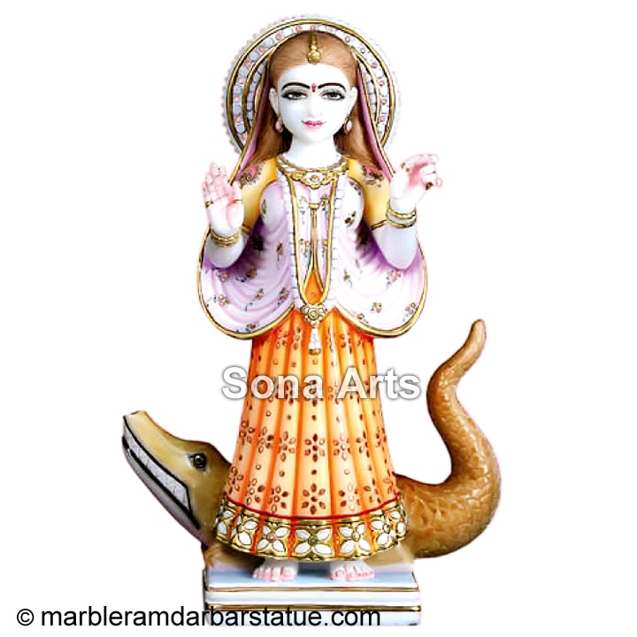 Marble Khodiyar Mata Statue