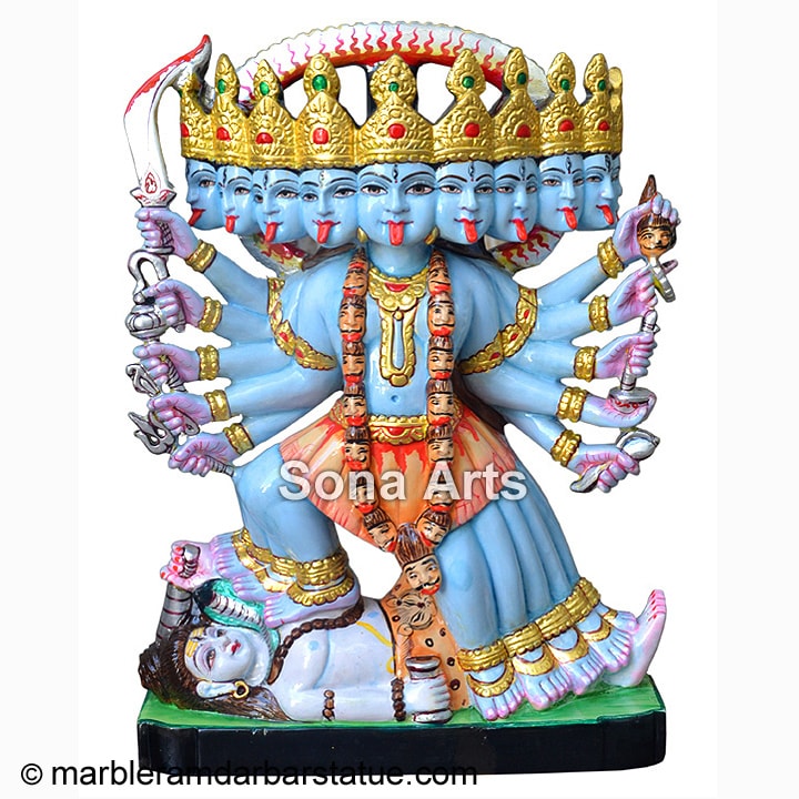 Marble Maha Kali Statue