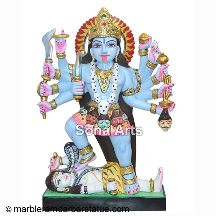 Marble Maha Kali Statue