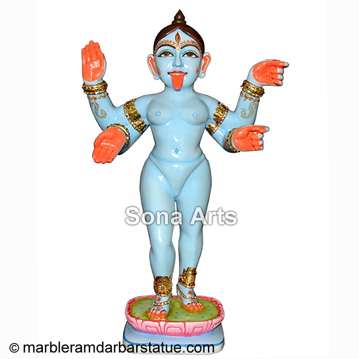 Maha Kali Marble Statue