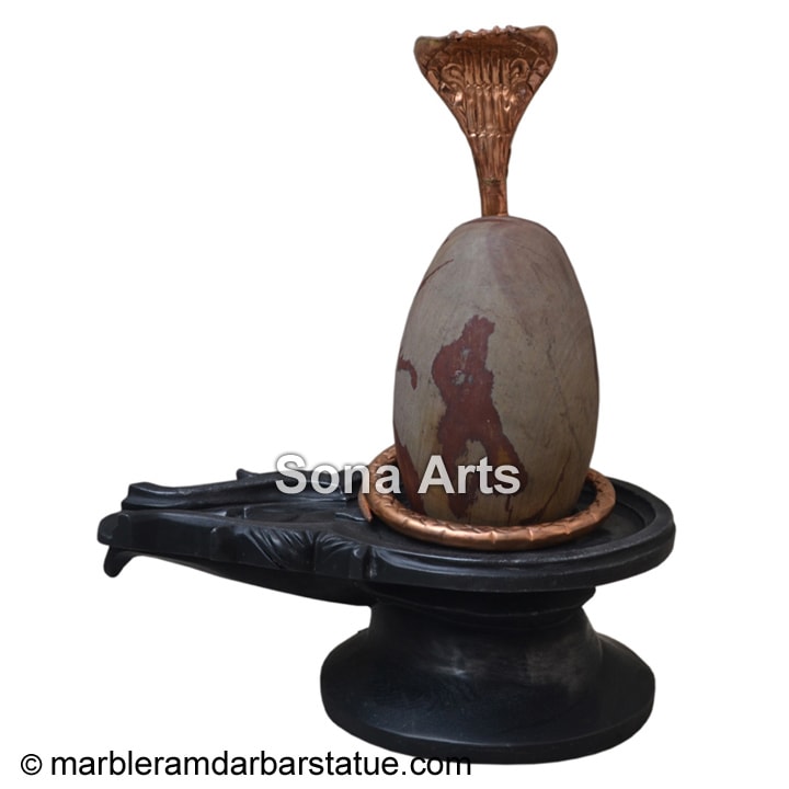 Marble Narmadeshwar Shivling Murti