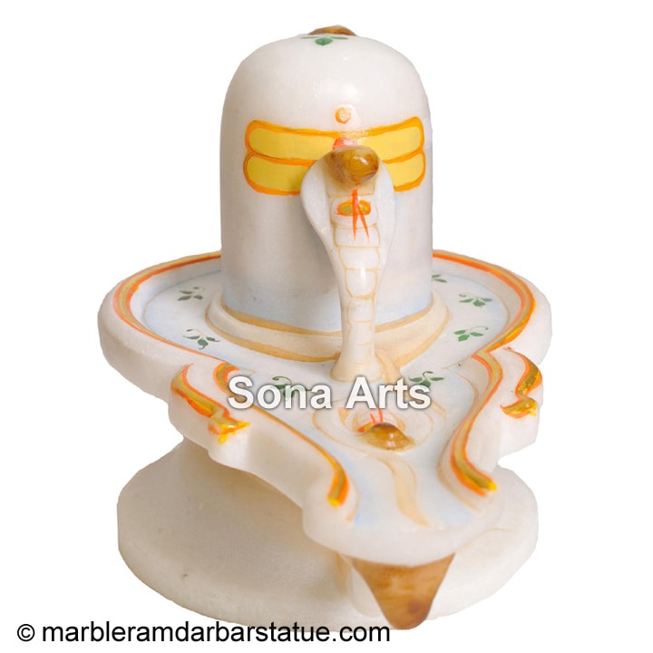 white Marble shivling Statue manufacturers