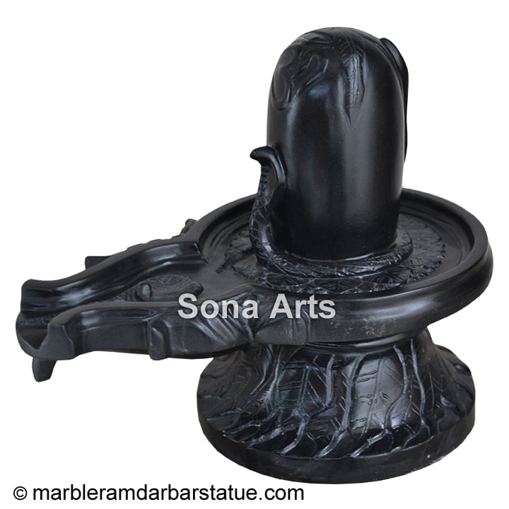 Beautiful Shivling with Carving