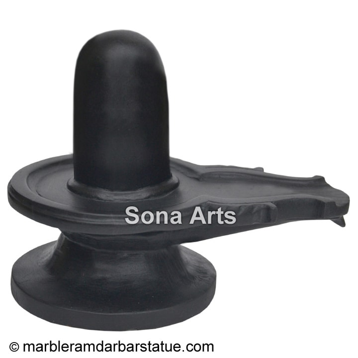 Black Marble shivling Statue