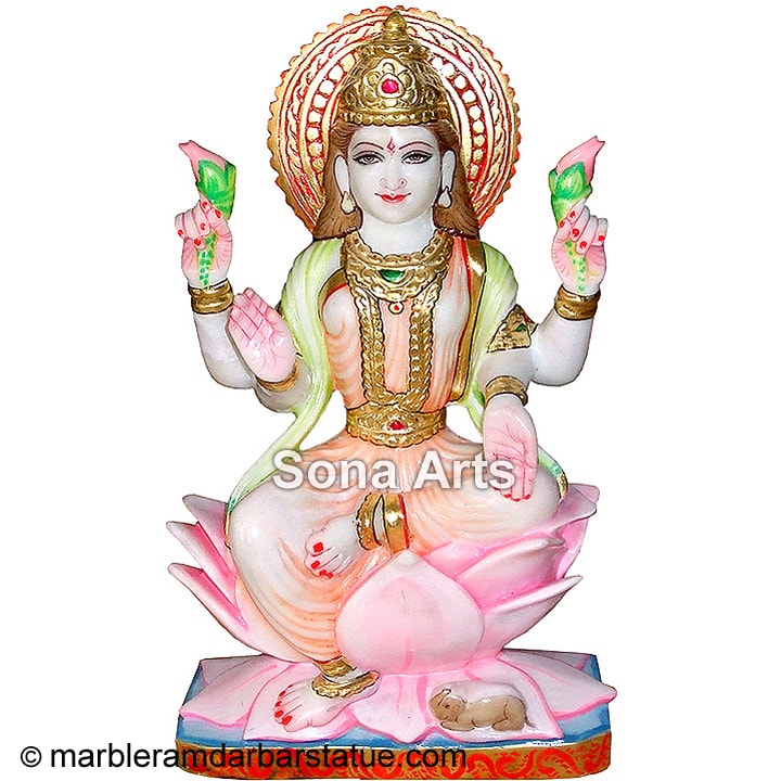 White Marble Laxmi Maa