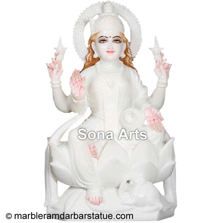 Marble Lakshmi Sculpture