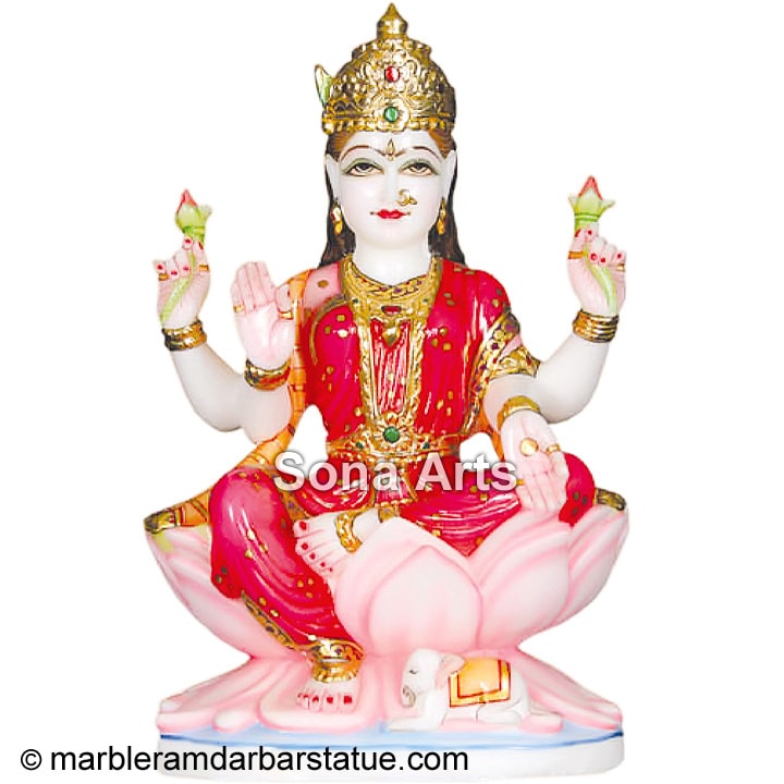 Marble Idol Laxmi Statue