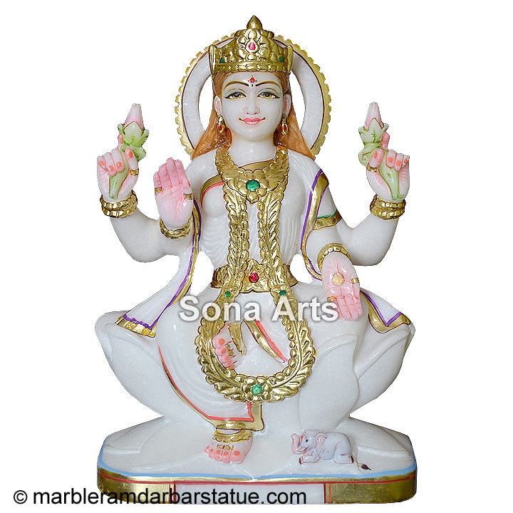 Marble Laxmi Statue