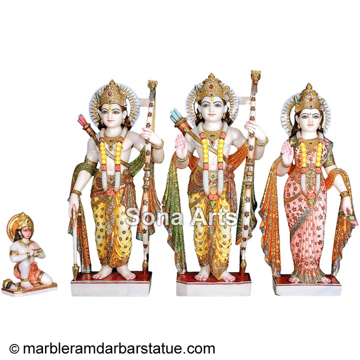 Marble Ram Darbar Moorti