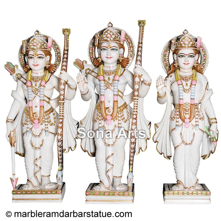 White Marble Ram Darbar Idol