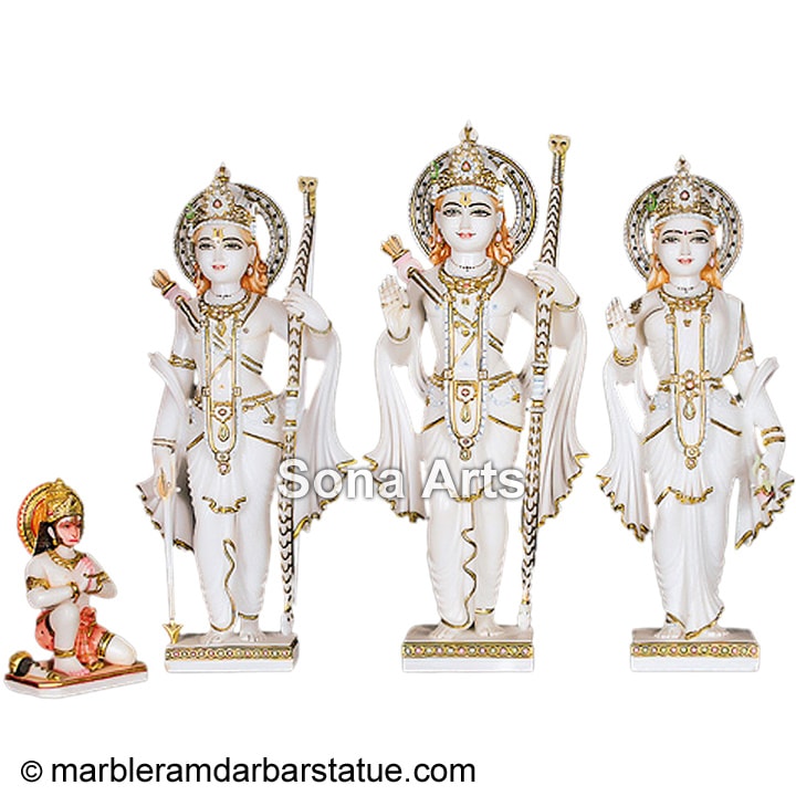 Marble ram darbar deities