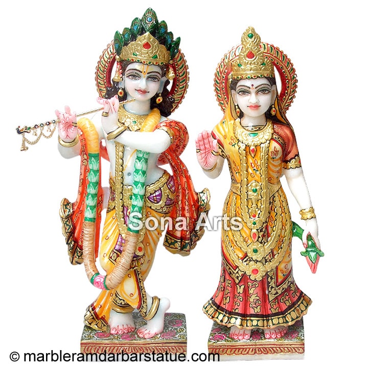 sri radha krishna idols