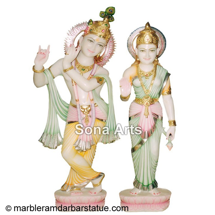 radha krishna idol