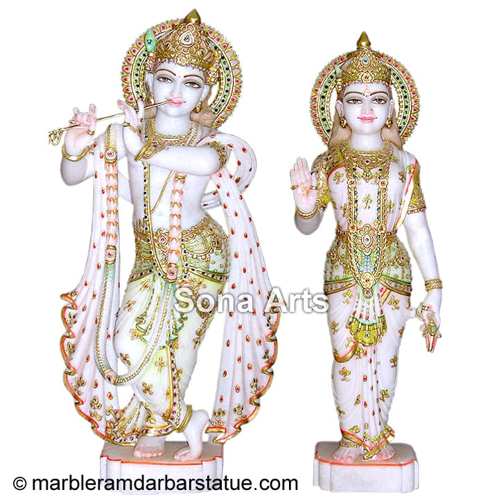 Marble Murti of Radha Krishna