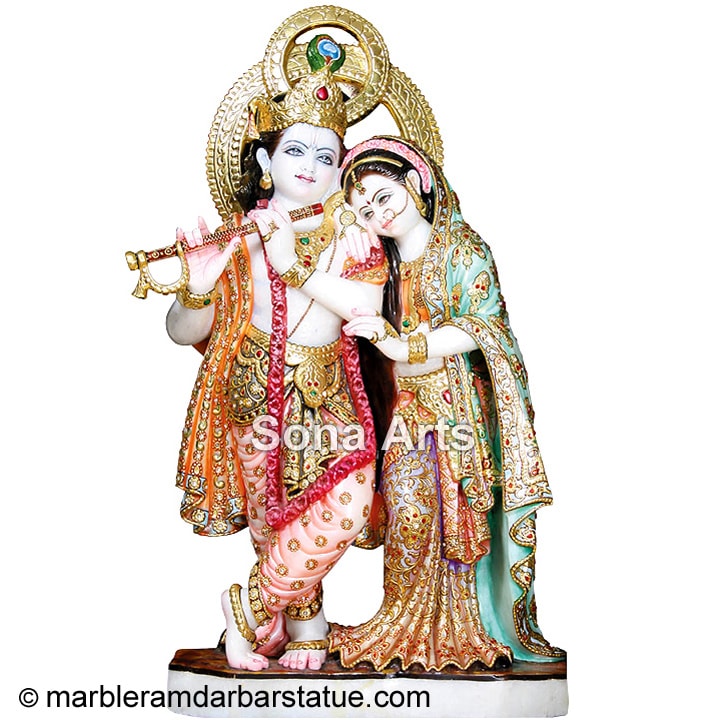 Beautiful Idols of Radha Krishna