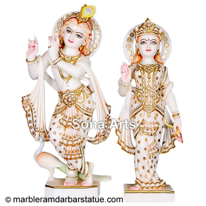 Beautiful Idols of Radha Krishna Moorti