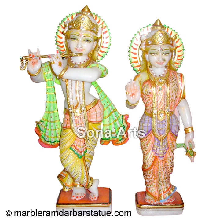 Marble Murti of Radha Krishna
