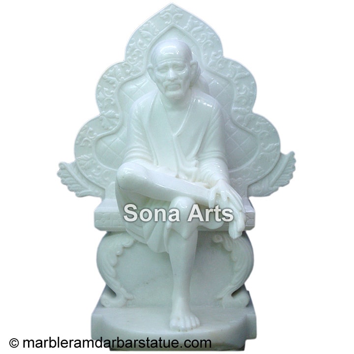 Sai Baba Idol With Sinhasan