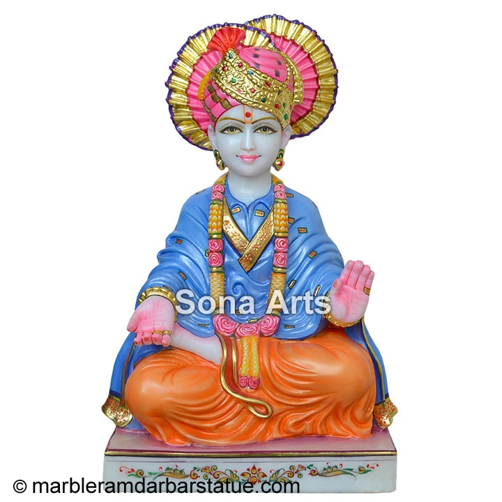 Lord Swaminarayan Marble Statue