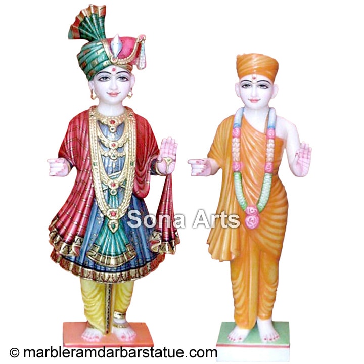 Marble Swaminarayan Statue