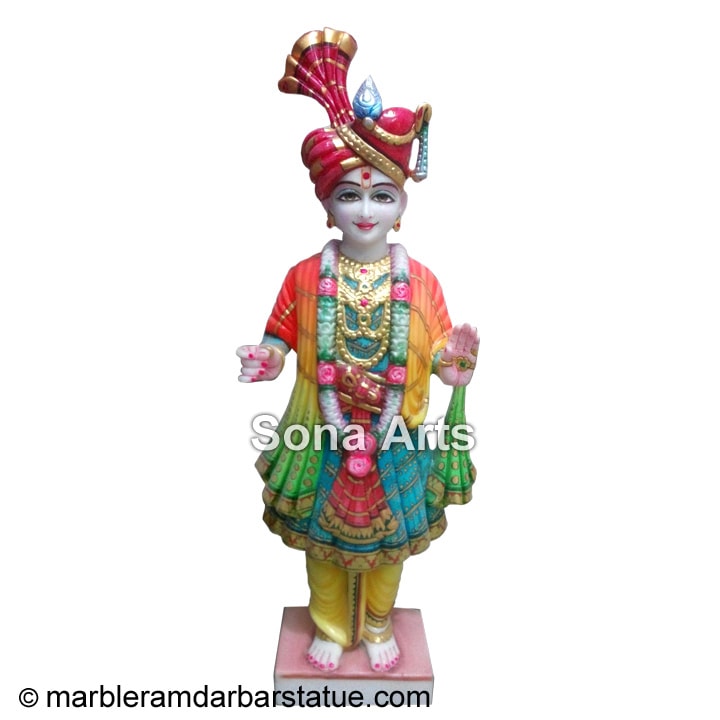 Marble Swaminarayan Idol