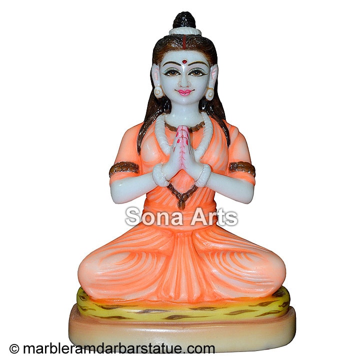 Marble Parvati Statue