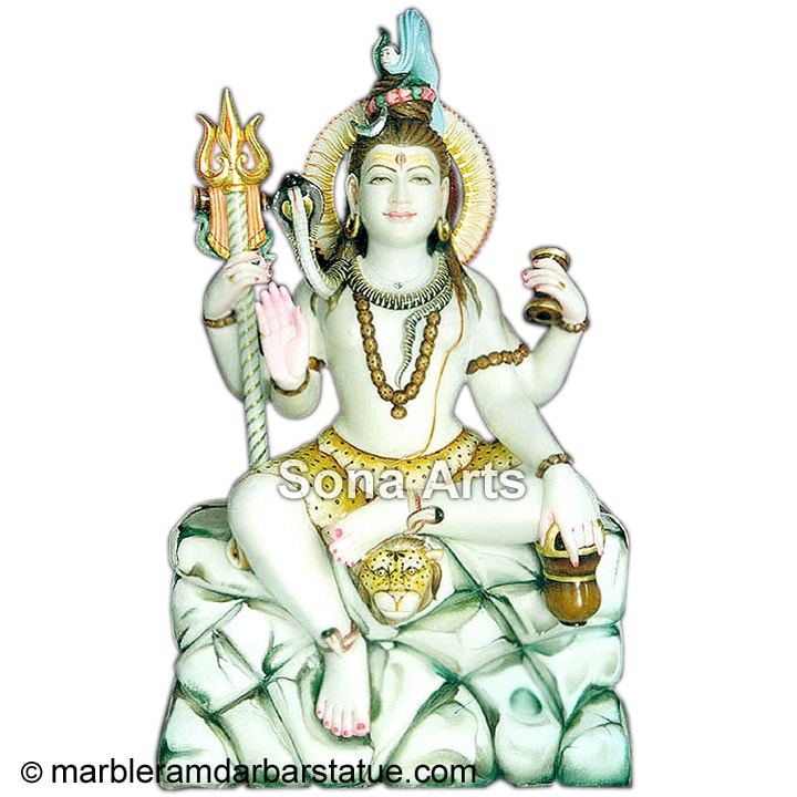Marble Shankar Statue
