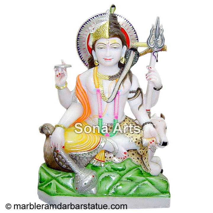 Vishnu and Shiva Combined Statue