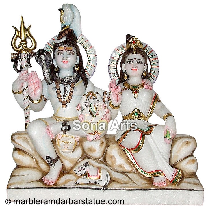 Marble Shiv Parvati Statue Manufacturers