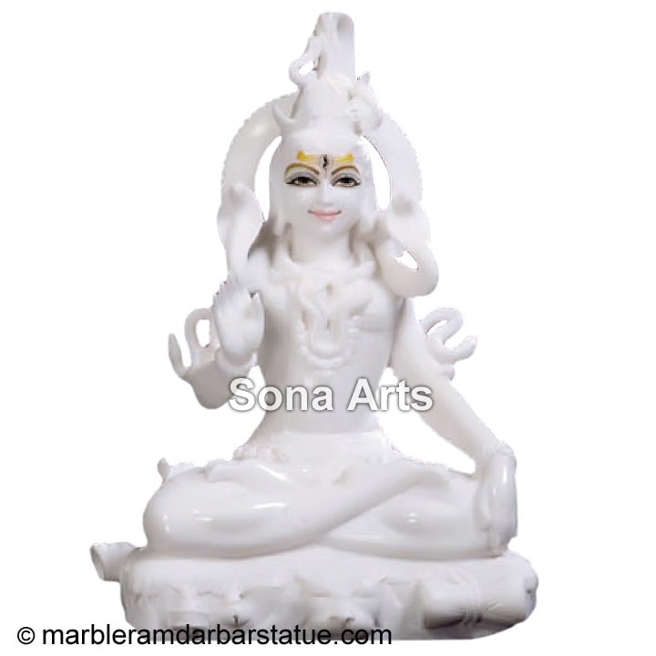 White Marble Shiv Murti