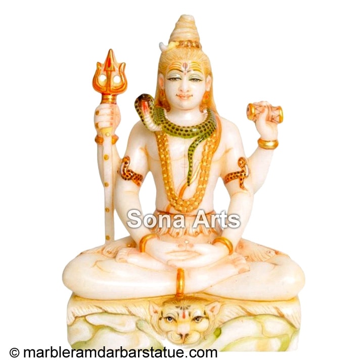 Lord Abhaya Mudra Shiva Idol